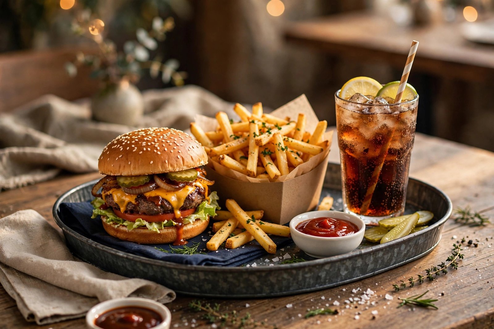 Cookout deals and discounts guide: a full Cook Out tray with burger, fries and drink