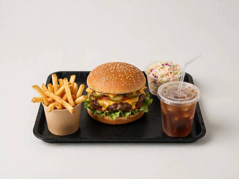 Cookout menu with prices: the regular tray value